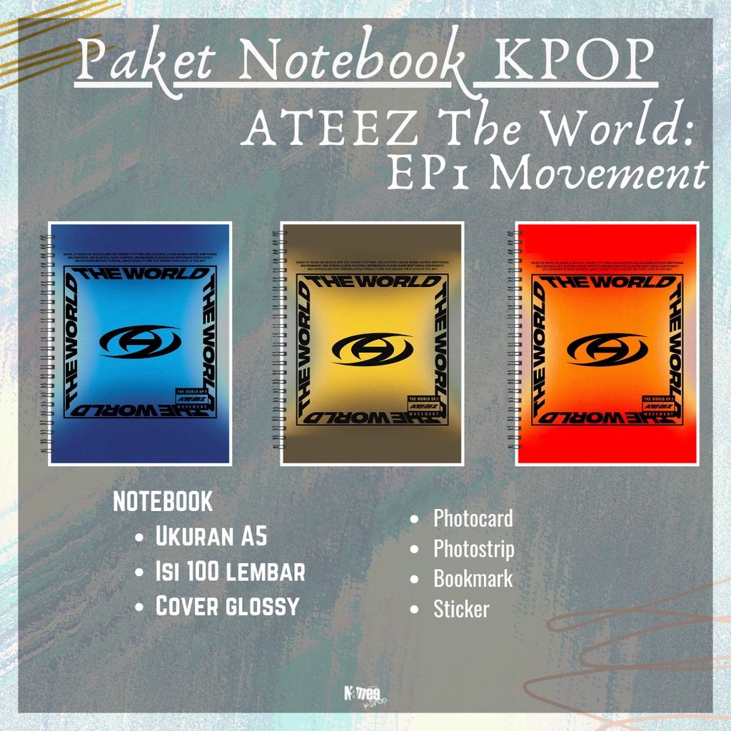 

ATEEZ Notebook The World Ep 1 Movement