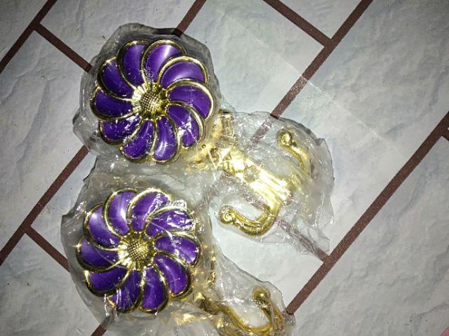 Hook Gorden Bunga Diamond (1 Pasang)