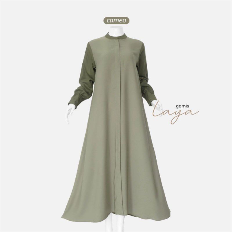 GAMIS LAYA by Al Hauraa (Navy M)