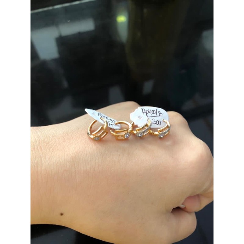 Anting klip pmt putih emas asli kadar 300