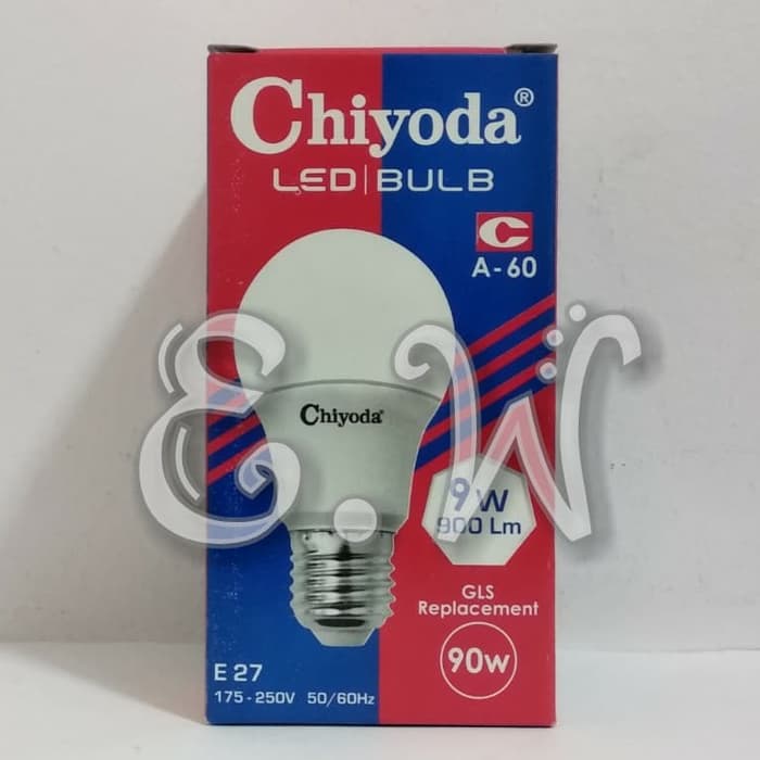 Lampu / Bohlam LED Chiyoda E27 9 Watt (9W / 9 W) Putih (Cool Daylight)