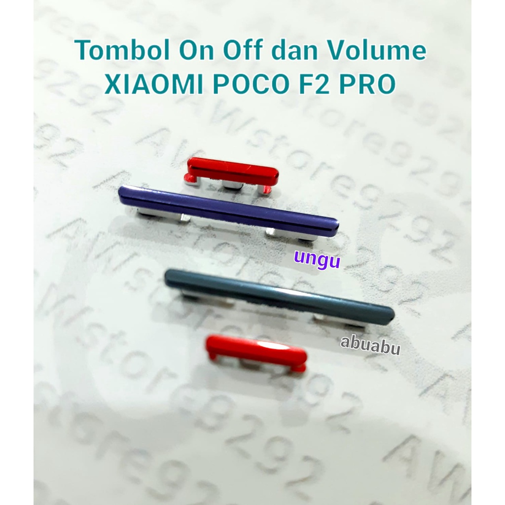 Tombol power on off dan volume luar XIAOMI POCO F2 PRO