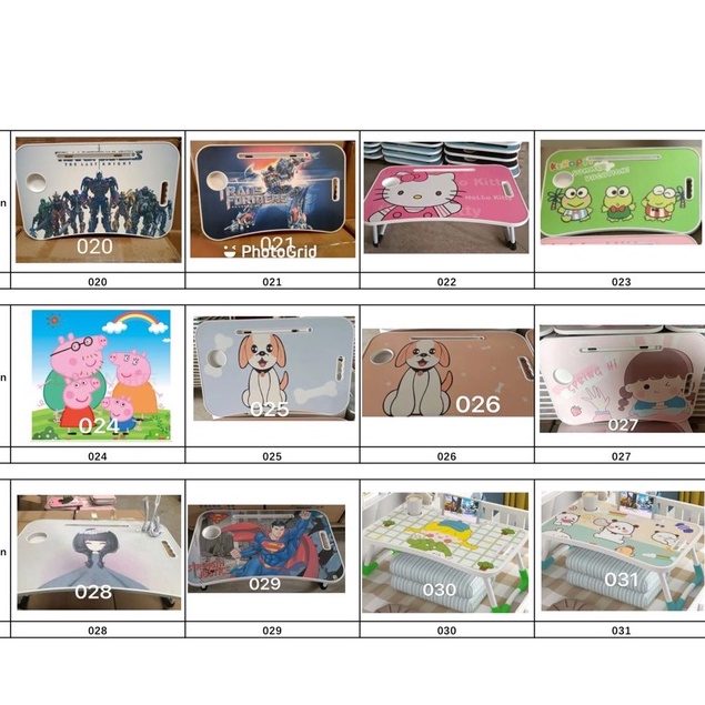 MEJA LIPAT BELAJAR ANAK PORTABLE LAPTOP DISNEY DORAEMON HELLO KITTY PRINCESS MEJA SEKOLAH / MEJA KOMPUTER