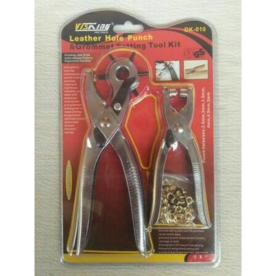 2 Tang Pembolong Sabuk,Karet Gromet Leather Hole Punch Visking