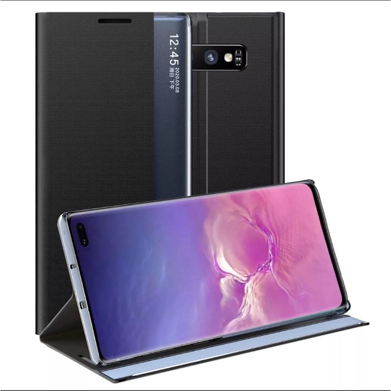 Smart View SAMSUNG S8 /S9 /S10 /S8 PLUS/S9 PLUS /S10 PLUS Flip Case Clear View Digital Cover