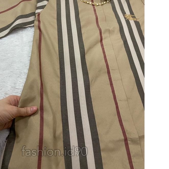 ❆ FASHION.ID90 TUNIK KEMEJA KOMBINASI KEMEJA SALUR BIRU DAN BB KUALITAS IMPORT 2068/929 ۝