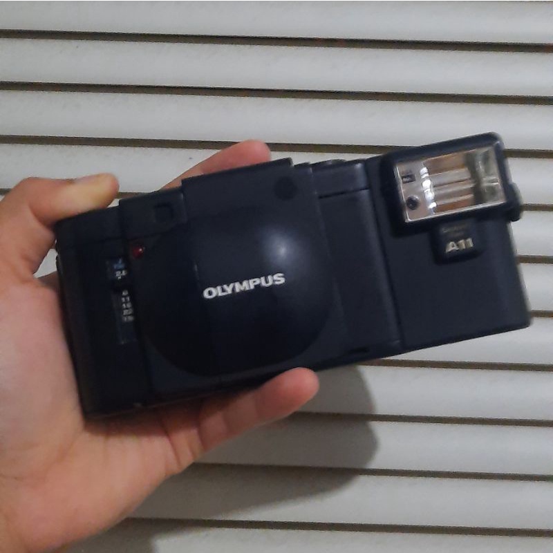 Olympus XA with Flash A11