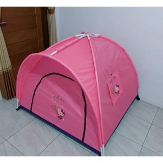 Tenda Anak Full Pink / Tenda Mainan Anak / Tenda Camping Anak /Tenda Ukuran 100cm.120cm.140cm