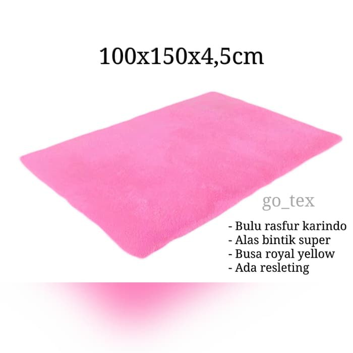 Karpet Bulu Domba Imitasi Lembut untuk Dekorasi Kamar Tidur karpet busa bulu rasfur tebal 4cm G5E3