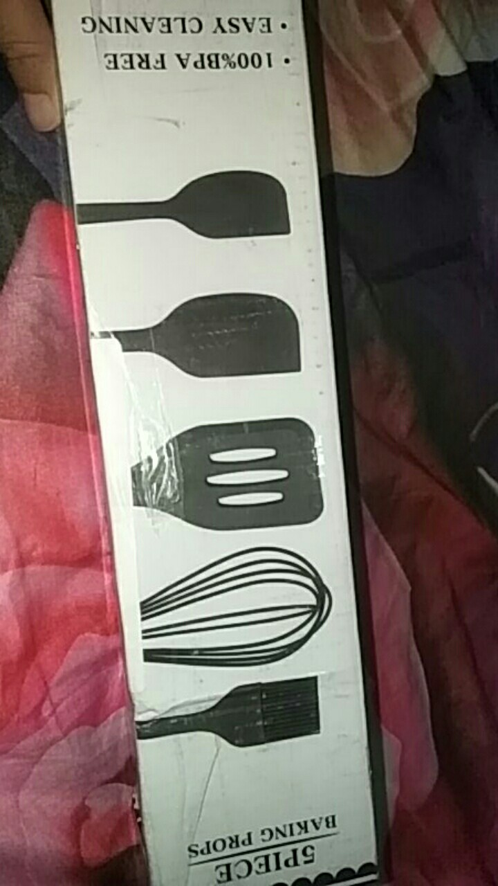 Spatula Set 5 In 1 - Peralatan Tumis Masak Centong - Kitchen Tool Alat Masak Dapur Rak Bumbu Murah