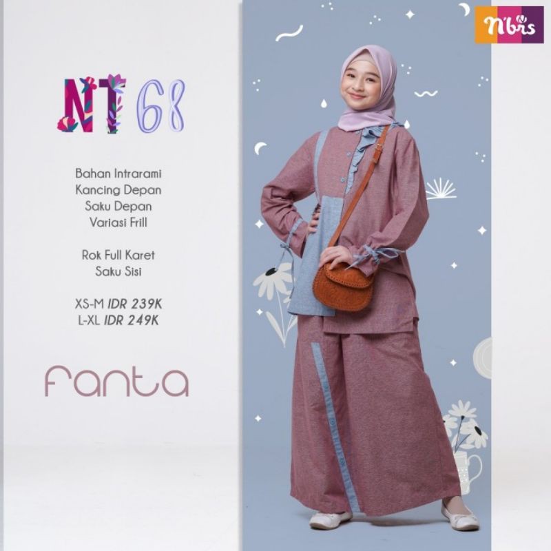 NT 68 NIBRAS TEEN SETELAN ROK REMAJA TERBARU