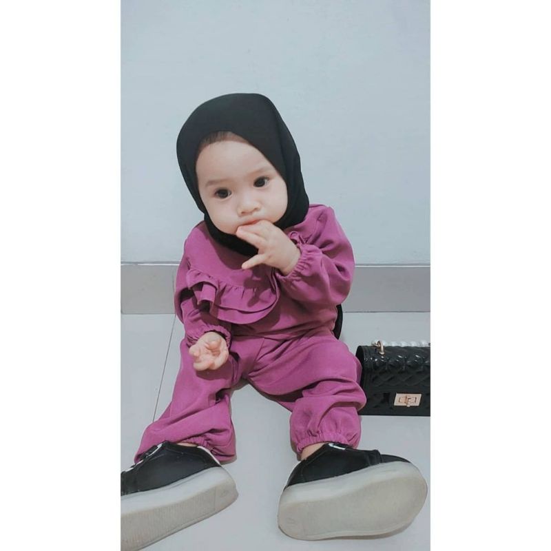 Baju anak perempuan shakila 0 1 tahun 2 3 tahun