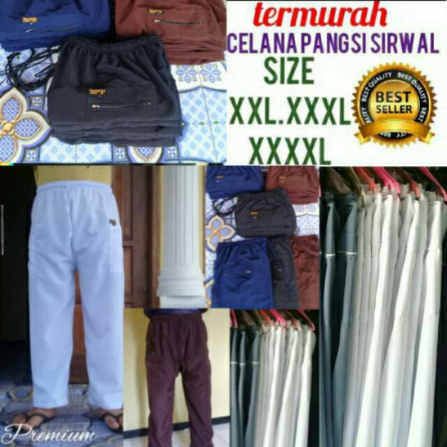 (COD)sirwal/komprang JUMBO XXL,XXXL