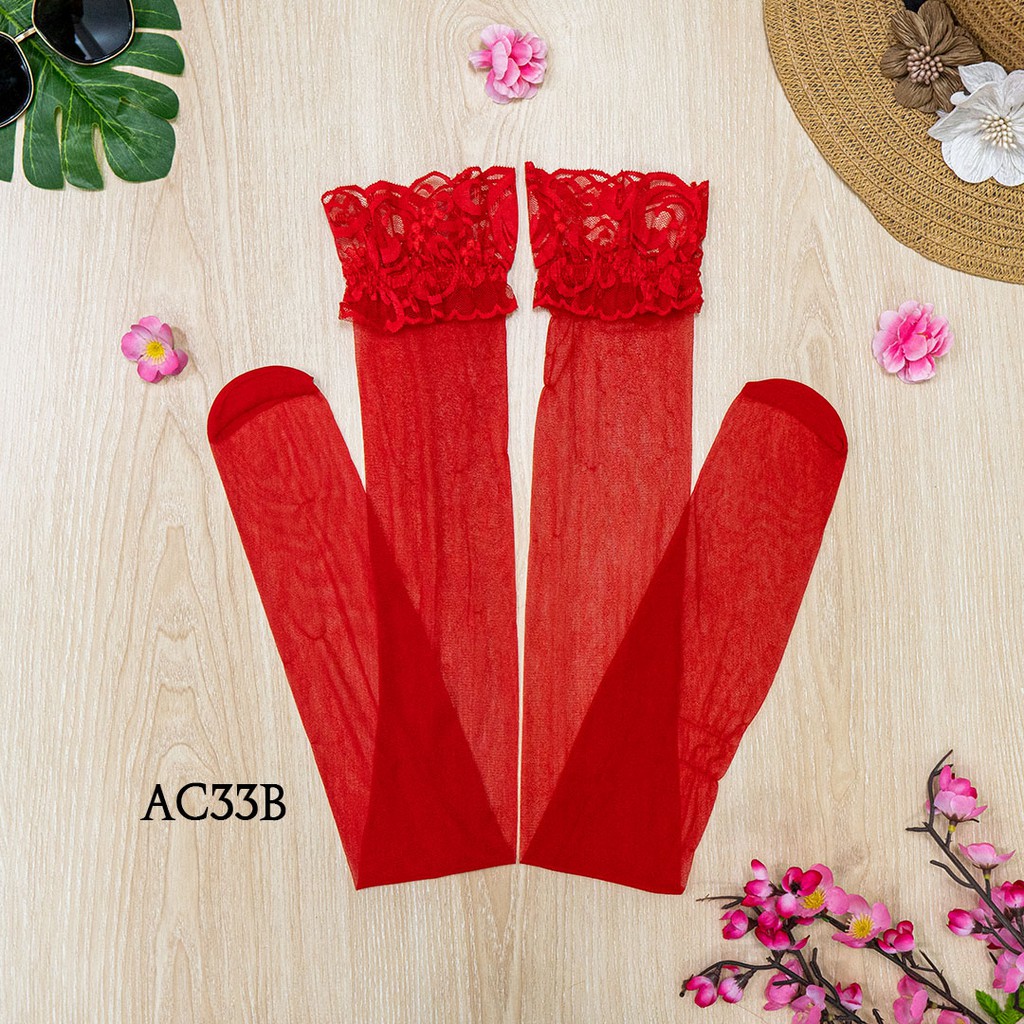 [PALING LARIS] BH CD SEKSI BRA SET + SABUK PAHA + STOCKING SEXY MERAH AC33B