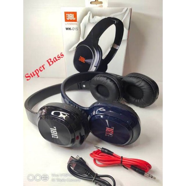 Headphone Bando Bluetooth JWK-015 Headphone Super Bass
