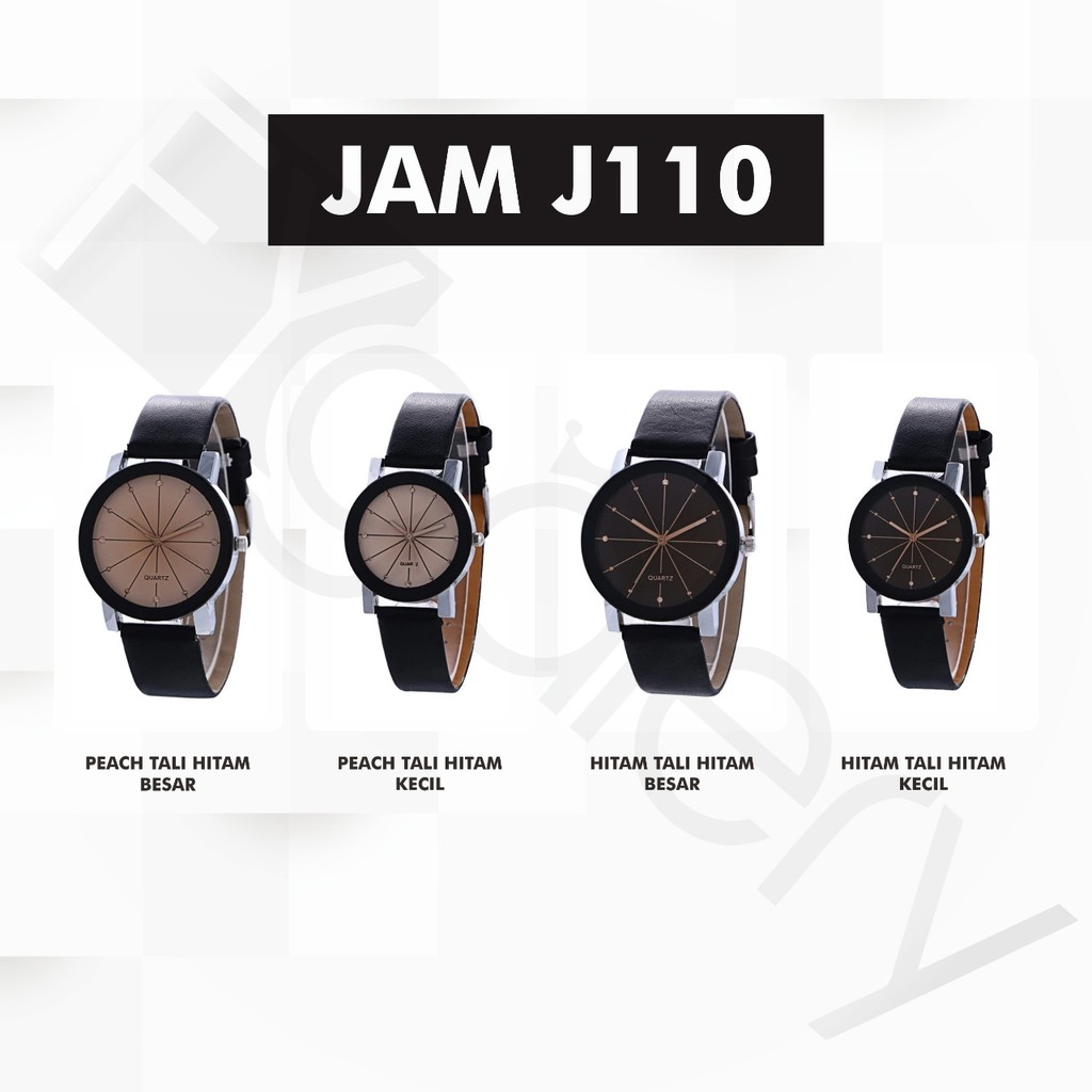 FYGALERYJAKARTA J110 Jam Tangan Couple Jam Analog Wanita Pasangan Fashion Kekinian -1