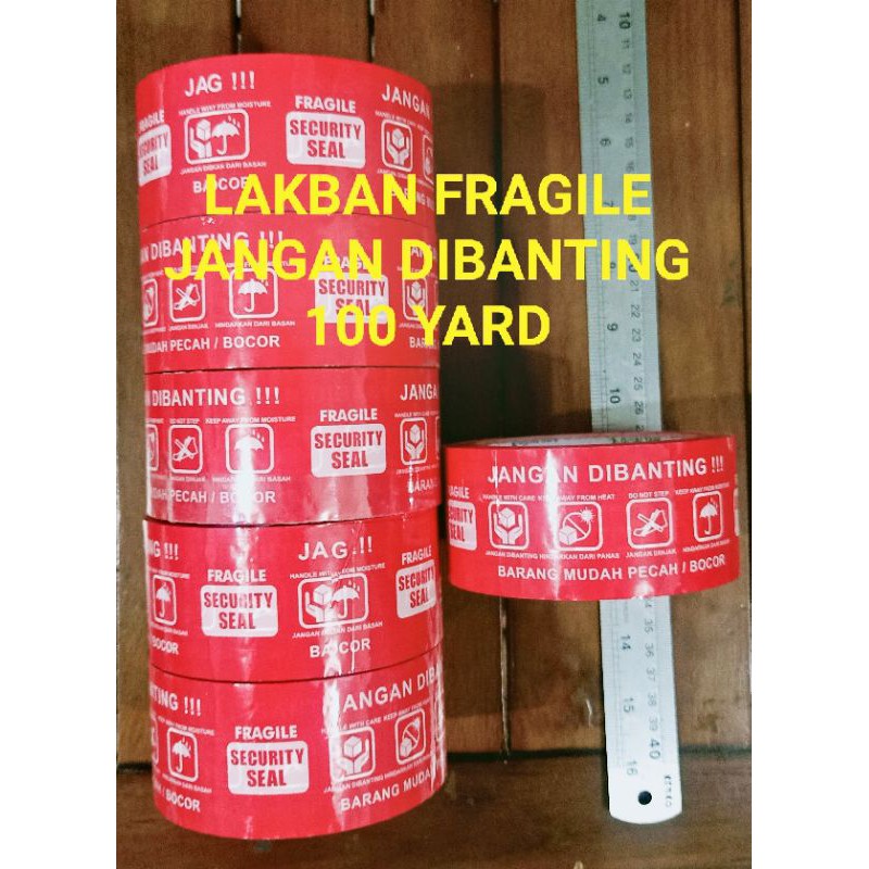 

LAKBAN FRAGILE JANGAN DIBANTING 90 YARD