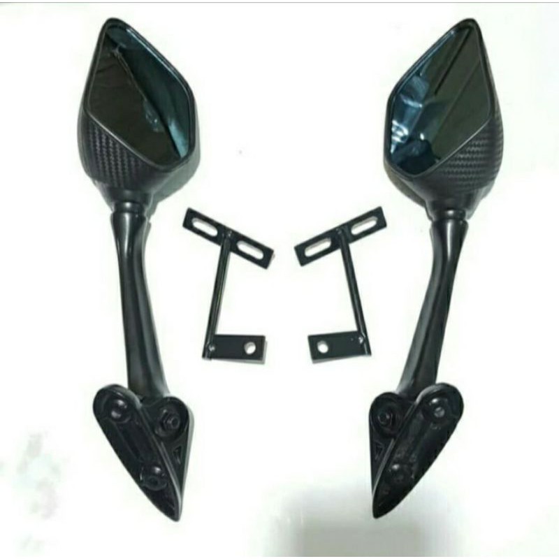 Spion R25 Nemo Carbon Tangkai Panjang Nmax Xmax Adv Pcx Lexi R15 dll