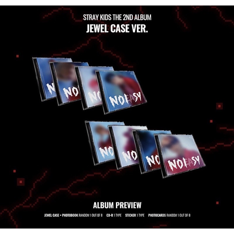STRAY KIDS - NOEASY / NO EASY JEWEL CASE +poster