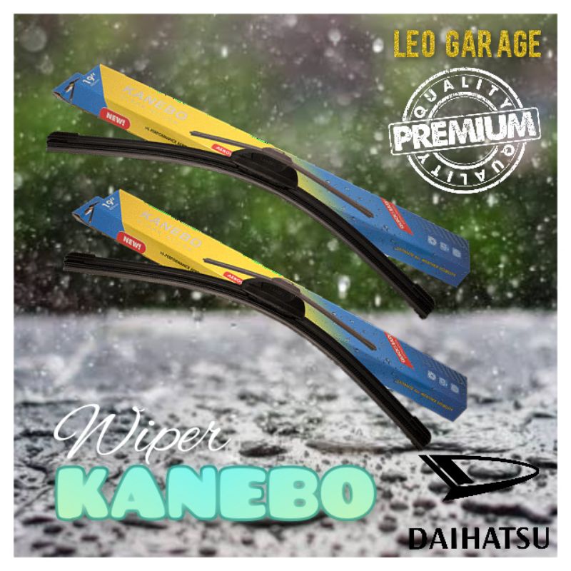 WIPER BLADE FRAMELESS AEROFIT MOBIL DAIHATSU ALL TYPE SAPU KACA KANEBO
