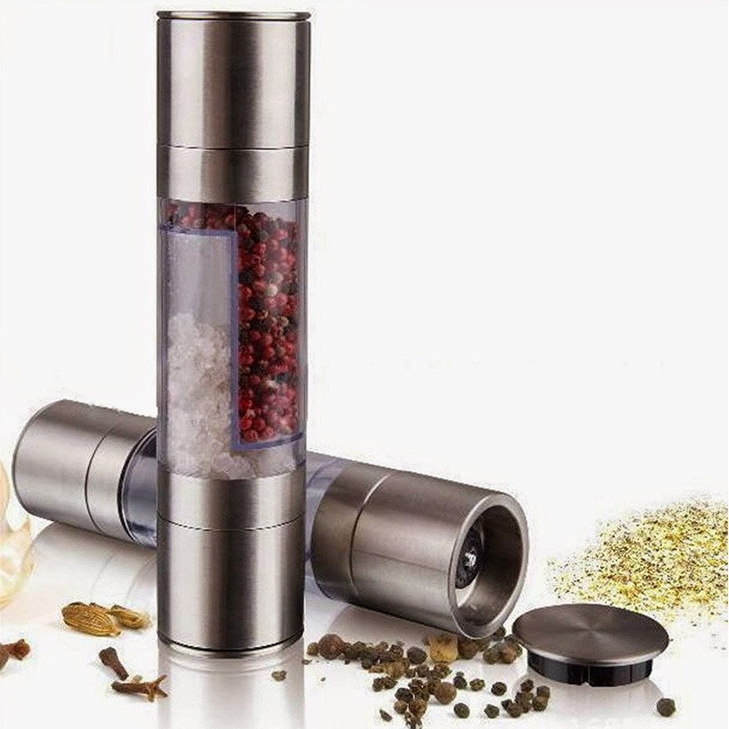 Penggiling Penghancur Penghalus Pemarut Parutan Biji Lada Merica Manual Pepper Mill Grinder