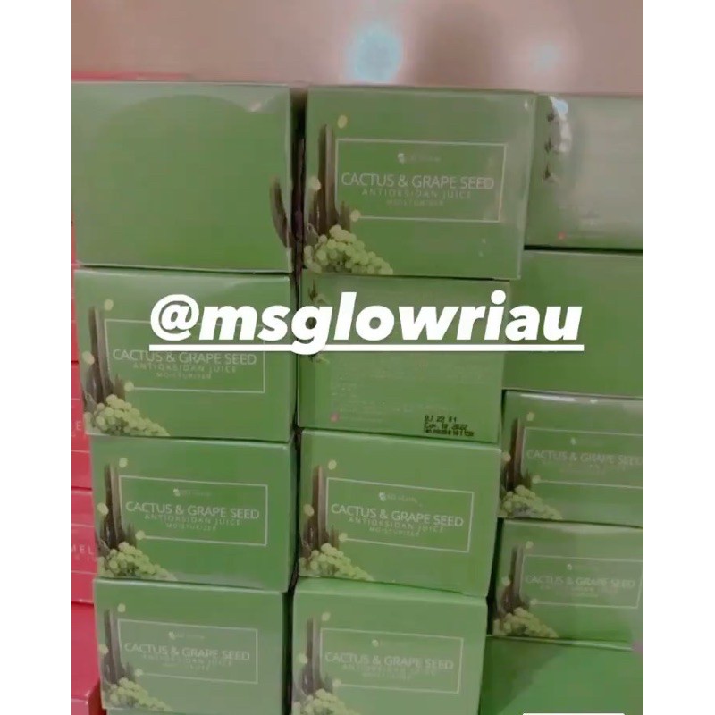 MOISTURIZER CACTUS JUICE MSGLOW MELEMBABKAN KULIT BERFLEK