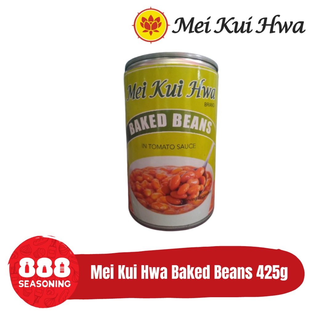 MEI KUI HWA BAKED BEANS (Kacang dalam Saus Tomat) 425g