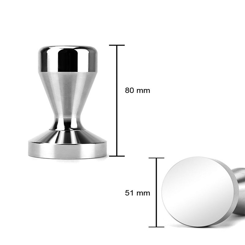 Tamper Kopi Tamper Coffee Espresso Tamping Kopi Stainless Steel 51mm