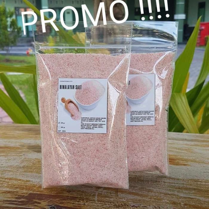 

Garam himalaya 500gr himalayan pink salt 500gr / diet ketogenic / untuk diet
