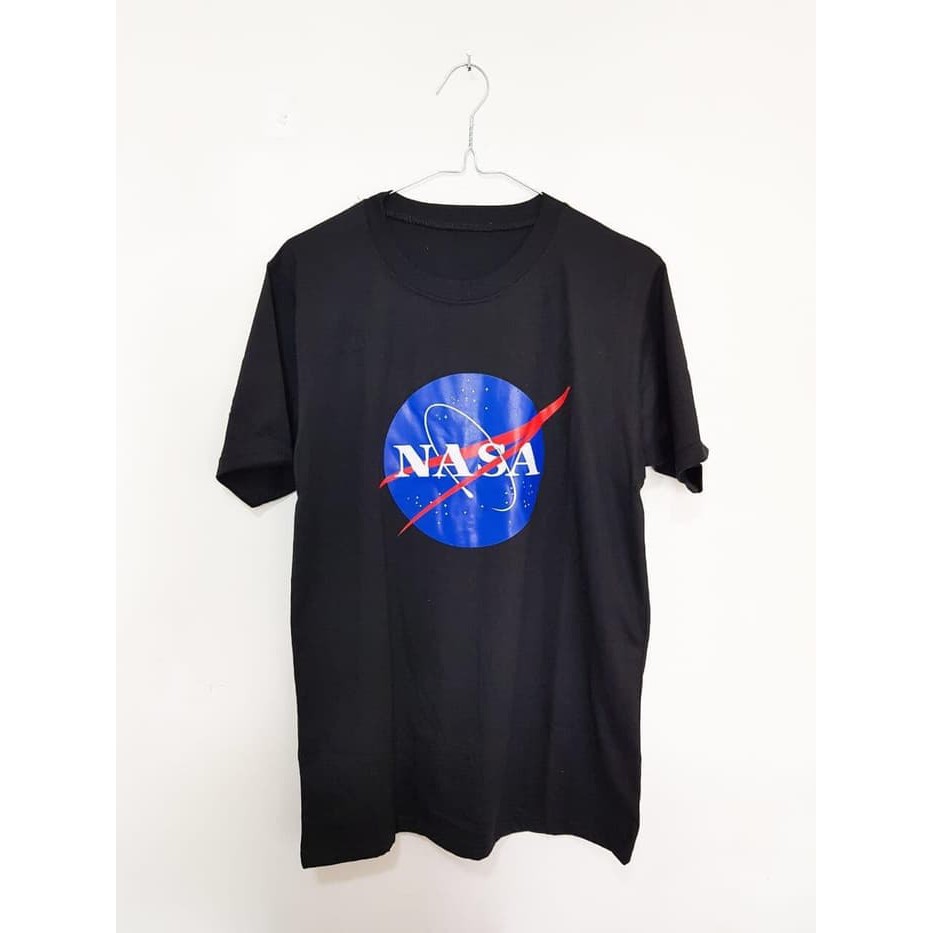Kaos Pria / Kaos Distro / Kaos Cowo NASA - Hitam