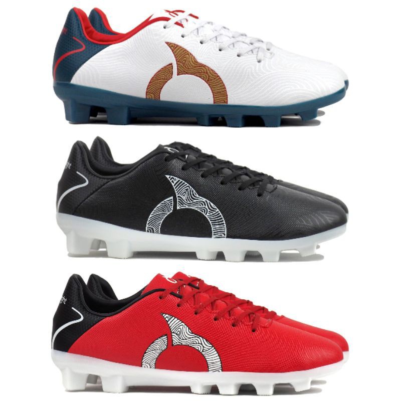 Sepatu Bola Ortuseight Tempest FG White Black Ortred Original Ortus 5.0