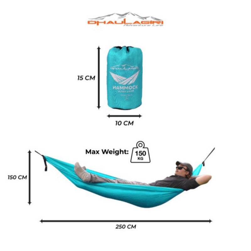 Dhaulagiri Hammock Ultralight Ayunan Outdoor