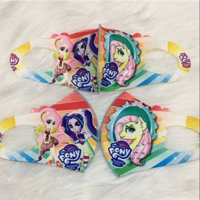 Masker Scuba Anak motif Little Poni - LOL