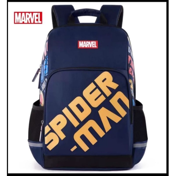 PTM-TAS RANSEL ANAK LAKI LAKI SPIDERMAN HURUF TAS SEKOLAH ANAK SD SMP SMA MURAH TAS COWOK BACKPACK