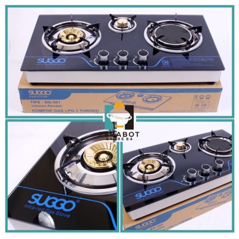 Kompor Suggo 3 Tungku