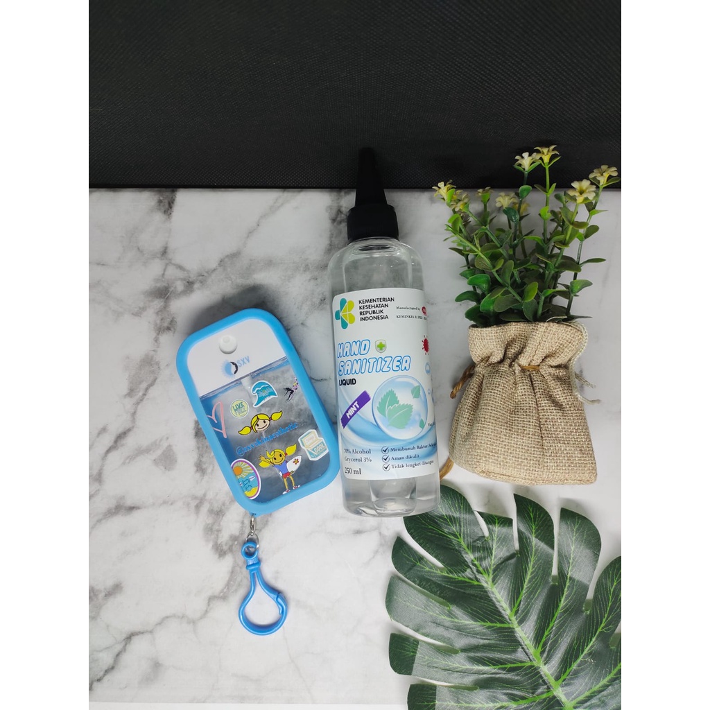 Hand Sanitizer Bundling Package SXV - Hand Sanitizer dan Refill 250ml Wangi Mint