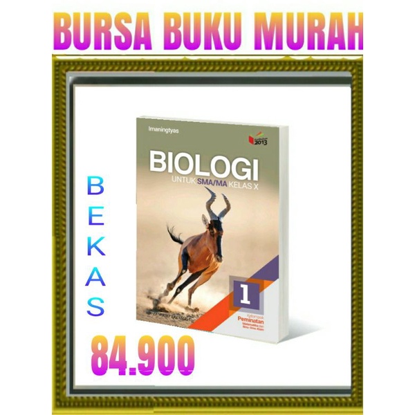 

Preloved Erlangga Biologi kelas X 10 SMA K13 revisi