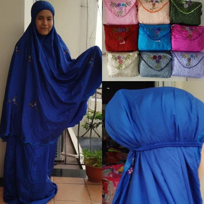 mukena parasut super | mukena traveling | mukena parasut jumbo - makmurt