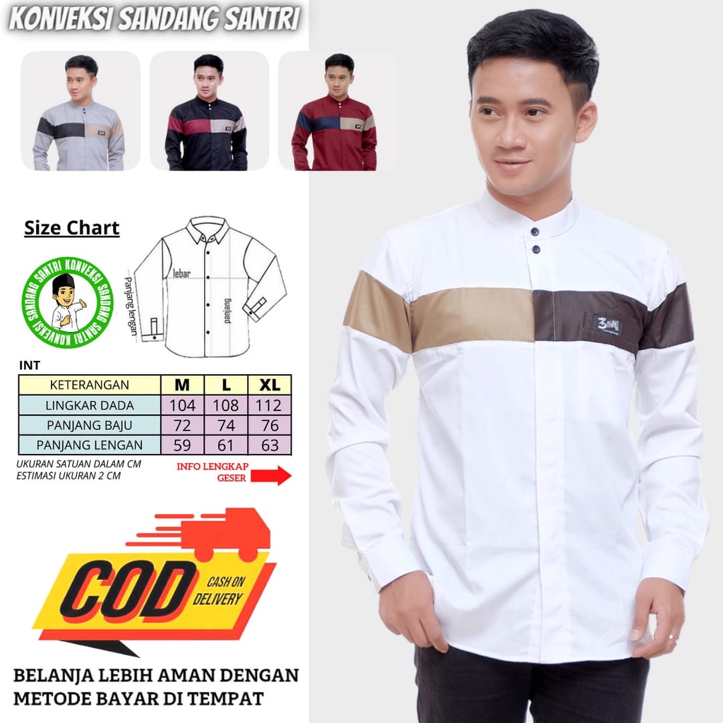 Atasan Muslim Pria Baju Koko Motif Qinang Baju Muslim Pria Baju Koko Lengan Panjang Kemeja Koko Pria Lengan Panjang Koko Pria Dewasa Baju Koko Putih Baju Koko Kombinasi Baju Muslimin Baju Koko Murah Baju Koko Pria Terbaru Bisa COD