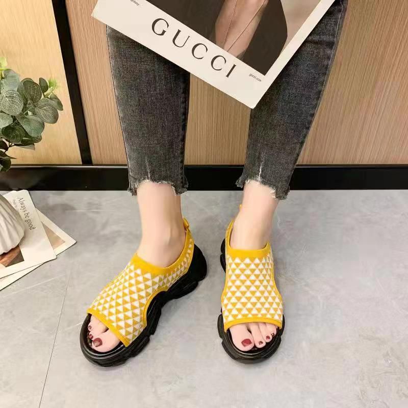 Free BOX Sandal Wanita Wedges Korean Style Elegant BL363 Sandal Cewek Hak Tinggi Model Kekinian Sandal Perempuan Fashionable NS888-8