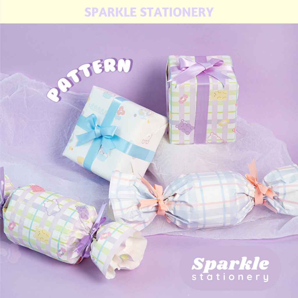

Bungkus Kado Sparkle Stationery Kertas Kado Rosy Posy Bungkus Hadiah Kertas Kado