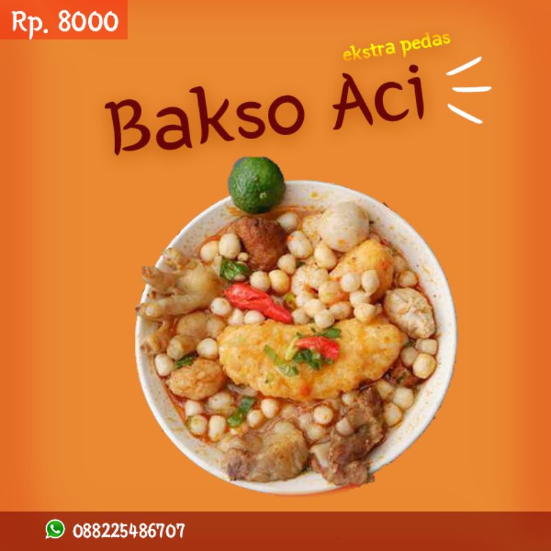 

PROMO BAKSO ACI EKSTRA PEDAS, MANTAP!!!