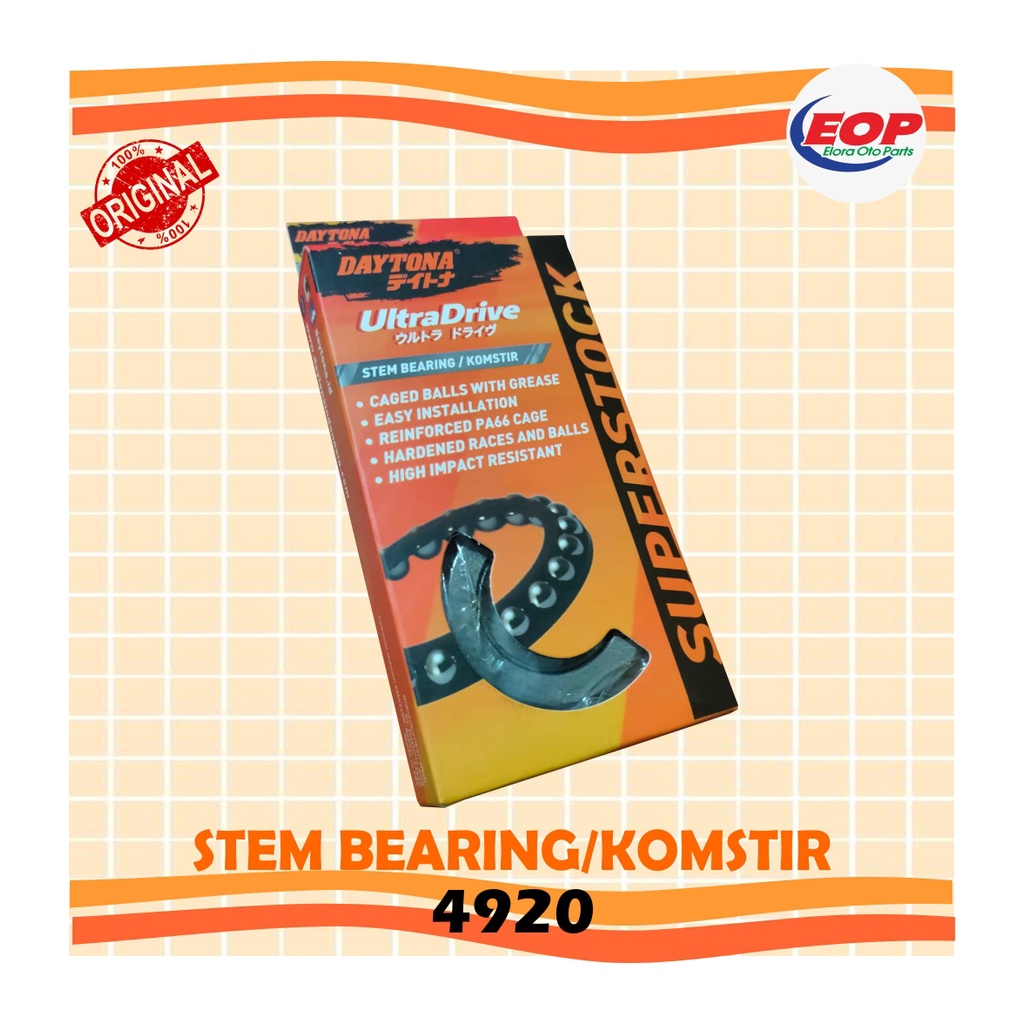 Komstir Stem Bearing Daytona MEGAPRO VERZA CB150 CBR150 4920