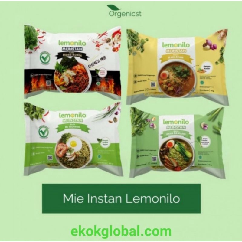 

LEMONILO MIE INSTANT SEHAT ALAMI 70 GR