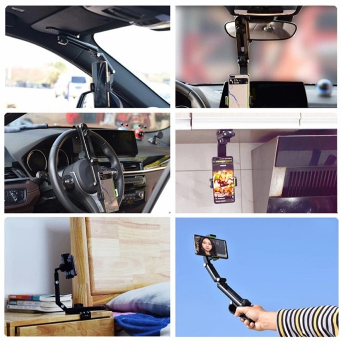 Holder HD58 Universal 360 Rotation Car Mount Handphone Holder Hp ABS Material Penyangga Hp HD-58