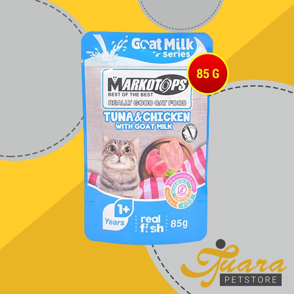 Markotops Makanan Kucing basah Pouch Sachet Cat Food Wet Food 85 Gram