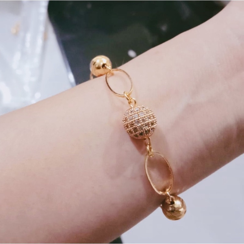 gelang tangan wanita //gelang perhiasan wanita//gelang //Gelang penggati emas