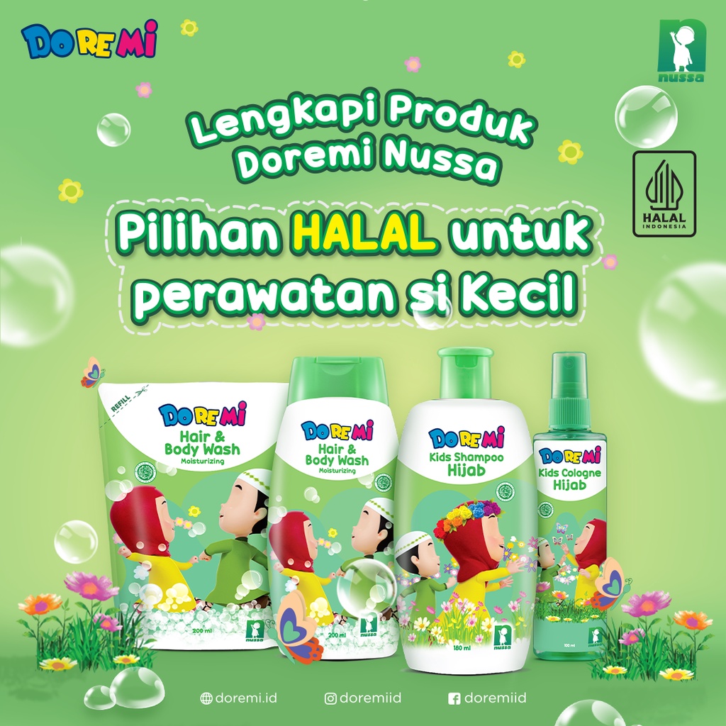 Doremi Nussa Cologne Hijab Parfum Anak 100ml