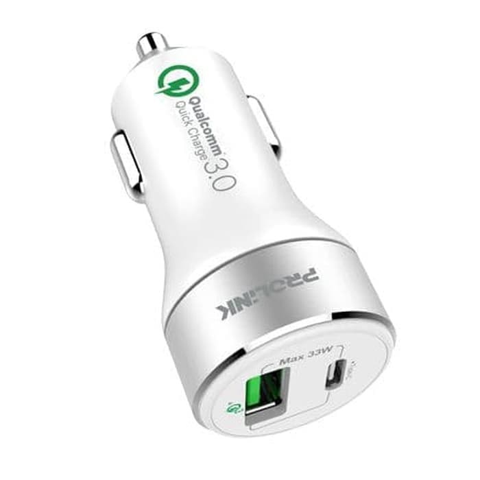 PROLINK  PTC23301 33W 2-Port Car Charger With IntelliSense