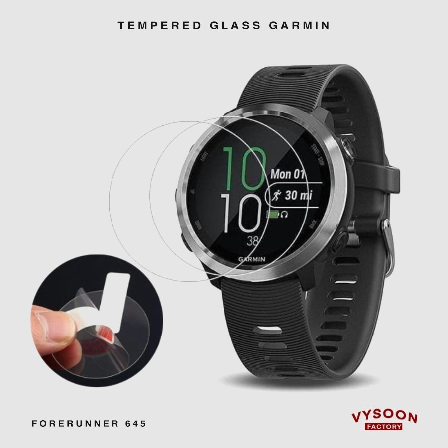 Anti Gores Tempered Glass Garmin Forerunner 645 Music Garmin FR 645